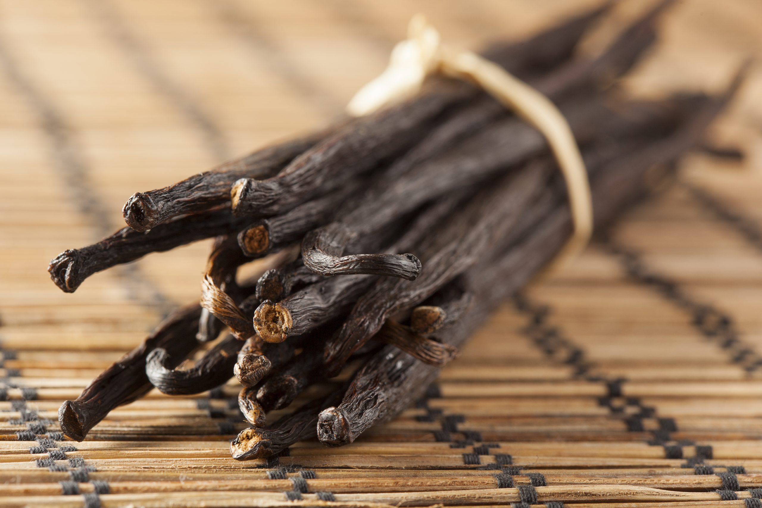 Gebündelte Bourbon-Vanilleschoten